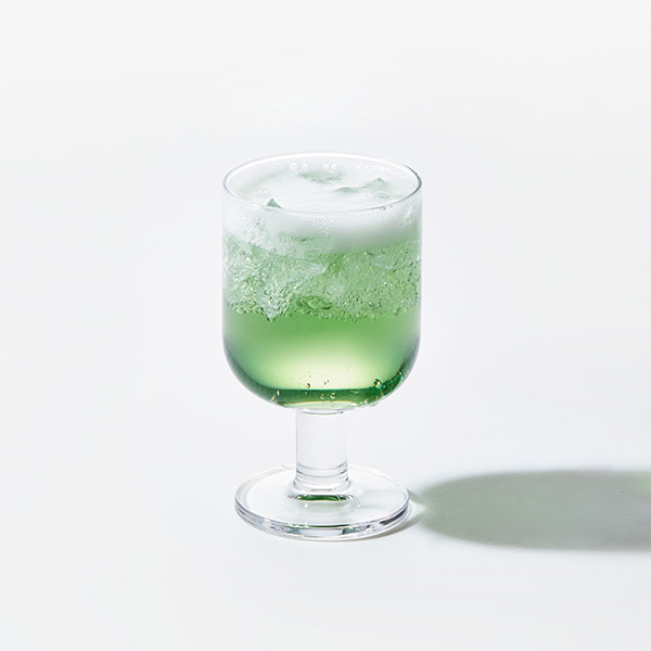 Cafe Meal Muji メロンソーダ 強化ガラス ステムグラスl280ml 強化ガラス ステムグラスs165ml 無印良品 ショップニュース せいせき 京王聖蹟桜ヶ丘ショッピングセンター